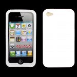 Wholesale iPhone 4 4S Silicone Soft Case (White)